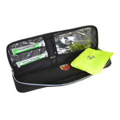 Emergency travel kit with triangle and vest