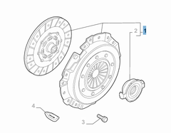 Clutch kit (clutch disc, pressure plate and release bearing)