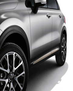Beige side trims for doors for Fiat 500X