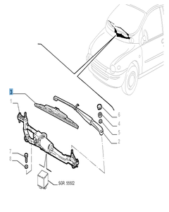 SET OF 2 WIPER BLADES (Essential Part))